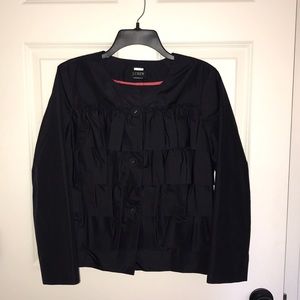 J. Crew Silk Taffeta Jacket